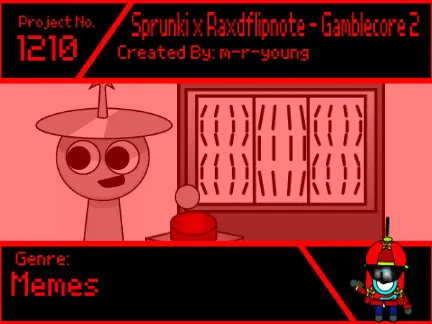 Sprunki X RAXDFLIPNOTE Gamblecore Mod | Experimental Music Game ...