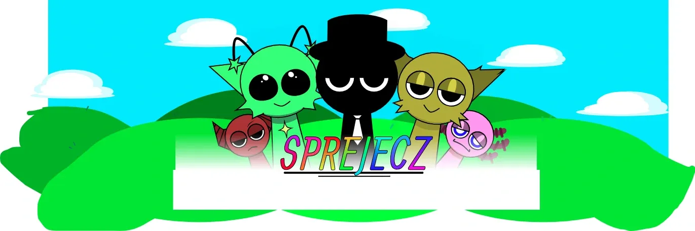 Sprunki X Rejecz Game Logo featuring crossover characters