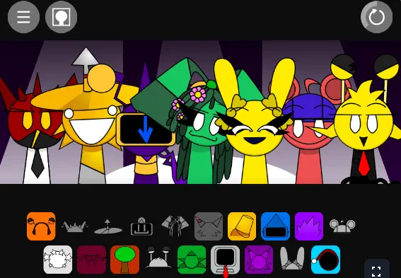 Sprunki Z In-Game Action Sprunki Z Gameplay Screenshot Showing New Features