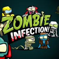 Sprunki Zombie Infection Game Logo - Horror Version