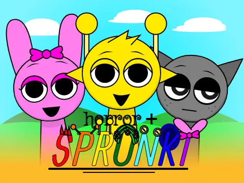 Sprunki Horror Better Game Logo
