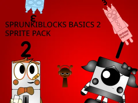 Sprunkiblocks Basics 2 Aury Sprite Pack character resources