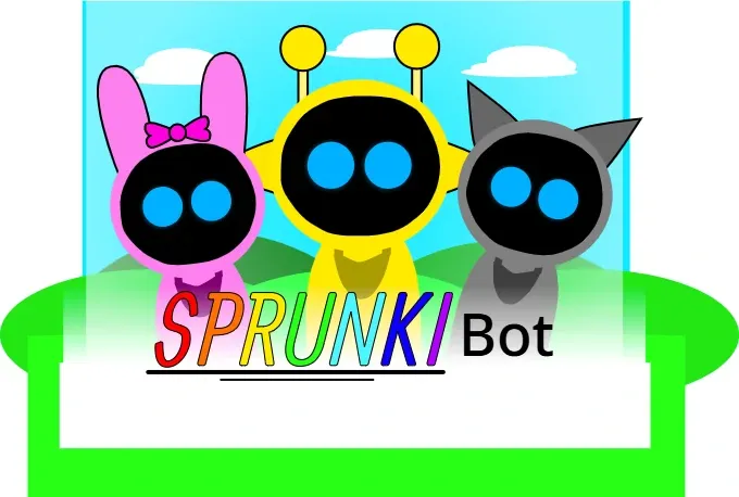 Sprunkibot Game Logo - AI Sprunki Character Creator