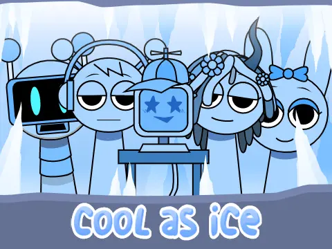 Sprunkicy Sprunki Cool as Frost Game Logo