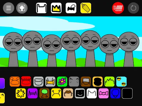 Sprunkid Remix game logo featuring remixed Sprunki characters