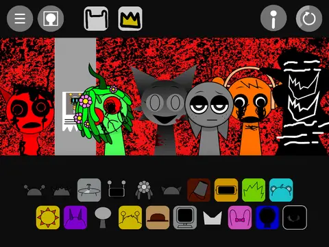 Sprunkied 2.0 game logo featuring iconic Sprunki character