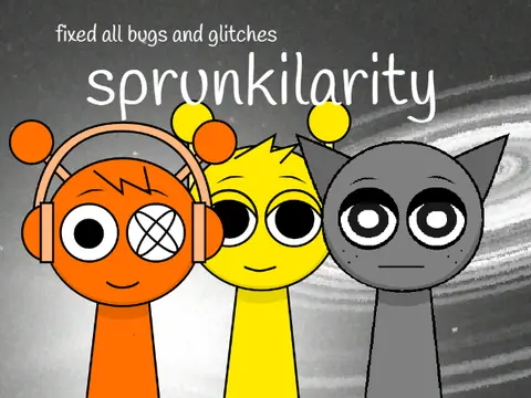 Official Sprunkilarity Remake game logo featuring iconic Sprunki characters