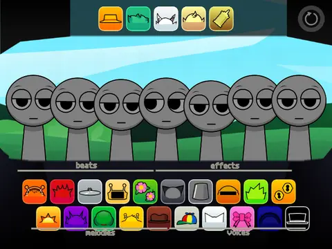 Sprunki Parodybox Big Update Logo featuring new parody characters