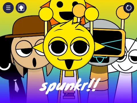 Sprunkr but Sprunki v2 Game Logo - Character Swap Edition