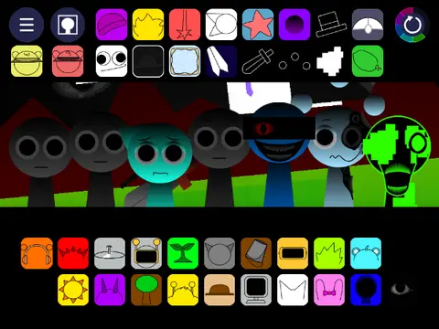 Official logo for Sprunkr But Sprunki Remake game featuring updated Sprunki characters