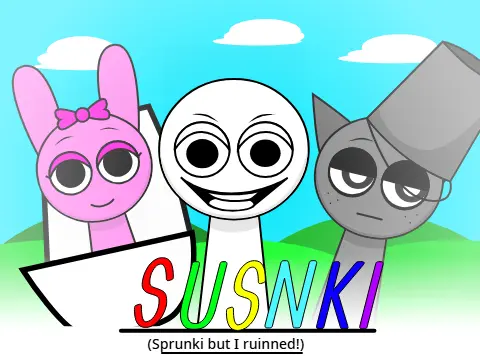 Logo for the special and rare mod: Susnki Sprunki But Rare