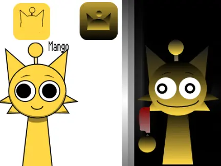 Logo for the Tango Mango Sprunki Original Character game
