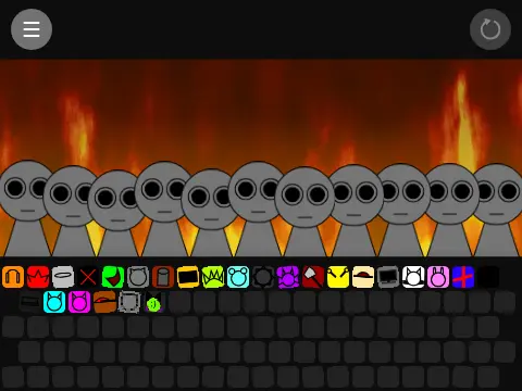 Temu Acid Real - Acid-themed Sprunki Incredibox Game Cover