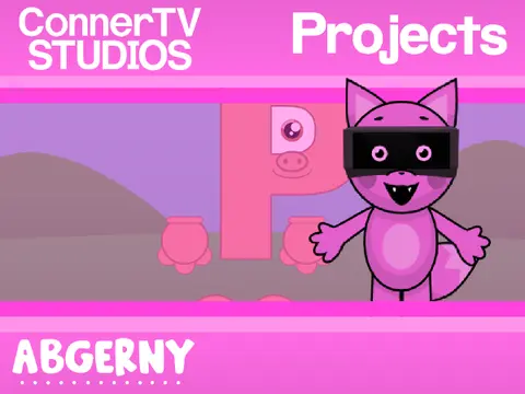 The Abgerny Letterganza Show Cast Normal Mode Game Logo