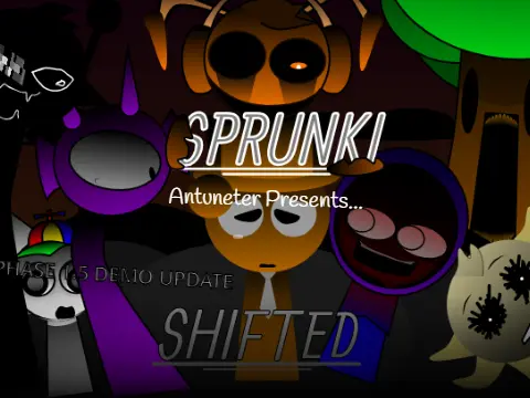 Official logo for The Sprunki Shifted New game featuring the iconic Sprunki character design