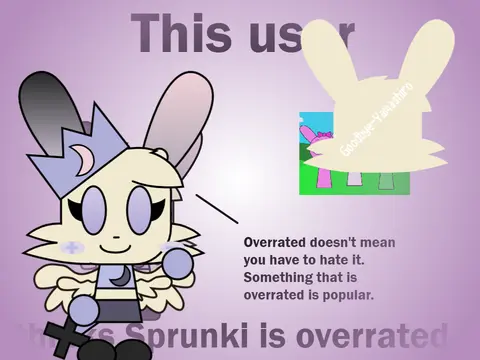 Sprunki overrated discussion logo