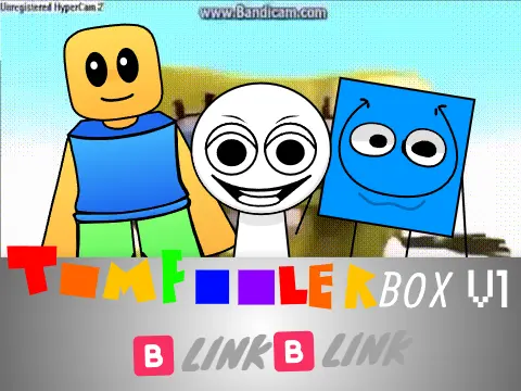 Logo for Tomfoolerbox V1 BlinkBlink, an early access Incredibox-style mod