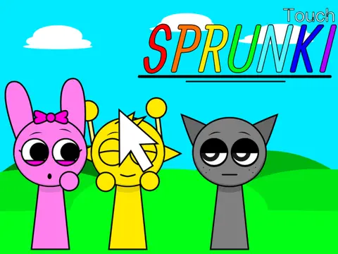 Touch Sprunkis interactive game featuring Sprunki characters