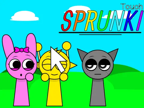 Touch Sprunkis game character illustration for scratch version