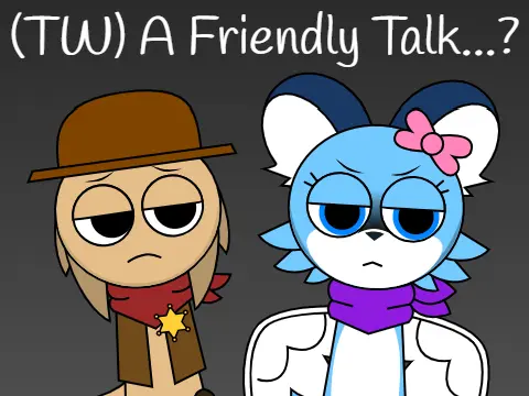 TW A Friendly Talk emotional narrative Sprunki mod cover image