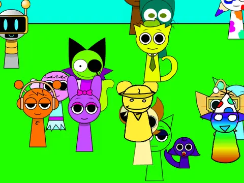 Ultra Sprunk Playground Sprunked character collection game featuring multiple Sprunki OCs