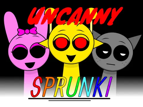 Uncanny Sprunki Original Logo - Horror Edition