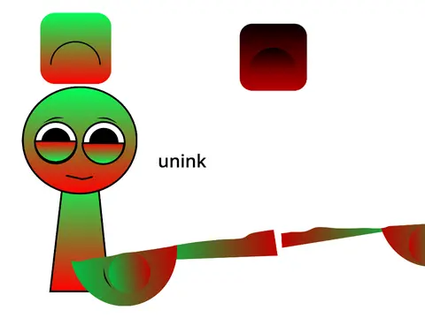 Unink My Sprunki OC character creation tool interface for designing custom characters