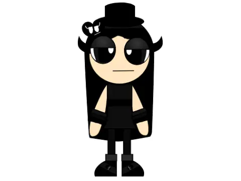 vicky black sprunki phase with black