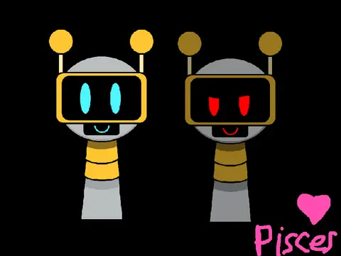 Fun Bot and Fun Bot.EXE characters from Villain Sprunki Meme 10