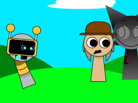 Watch Yo Jet Sprunki Animation Meme logo showing humorous animated characters