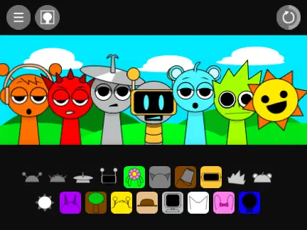 Weird Sprunki Sound Game Logo - Strange Audio Experience