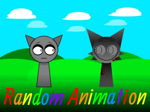 Wenda Sprunki holding a knife in animated adventure scene