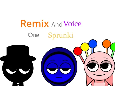 Cover art for Sprunki bonus characters visit remix and voice one remix