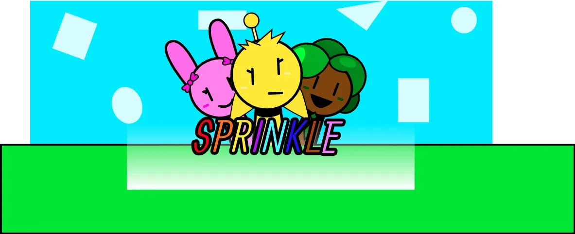Sprunki XZ Edition Sprinkle Game Logo - Vibrant Colorful Characters