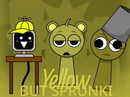 Yellow Colorbox Sprunki Mod Game Cover