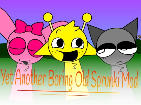 Official logo for Yet Another Boring Old Sprunki Mod Modified game