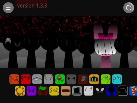 Official logo for Yet Another Boring Old Sprunki Mod Recreation Fix game