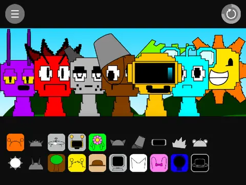Official logo for Yet Another Boring Old Sprunki Mod Remake game