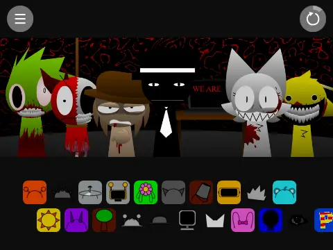 Official logo for Yet Another Boring Old Sprunki Mod Remake WIP