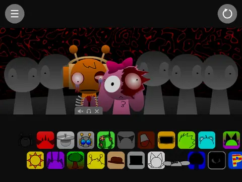 Official logo for Yet Another Boring Old Sprunki Mod Remix game